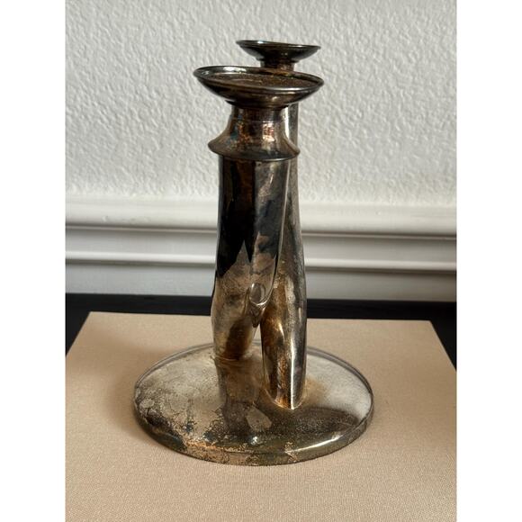 Silver Candelabra Gio Ponti Style - Picture 6 of 10